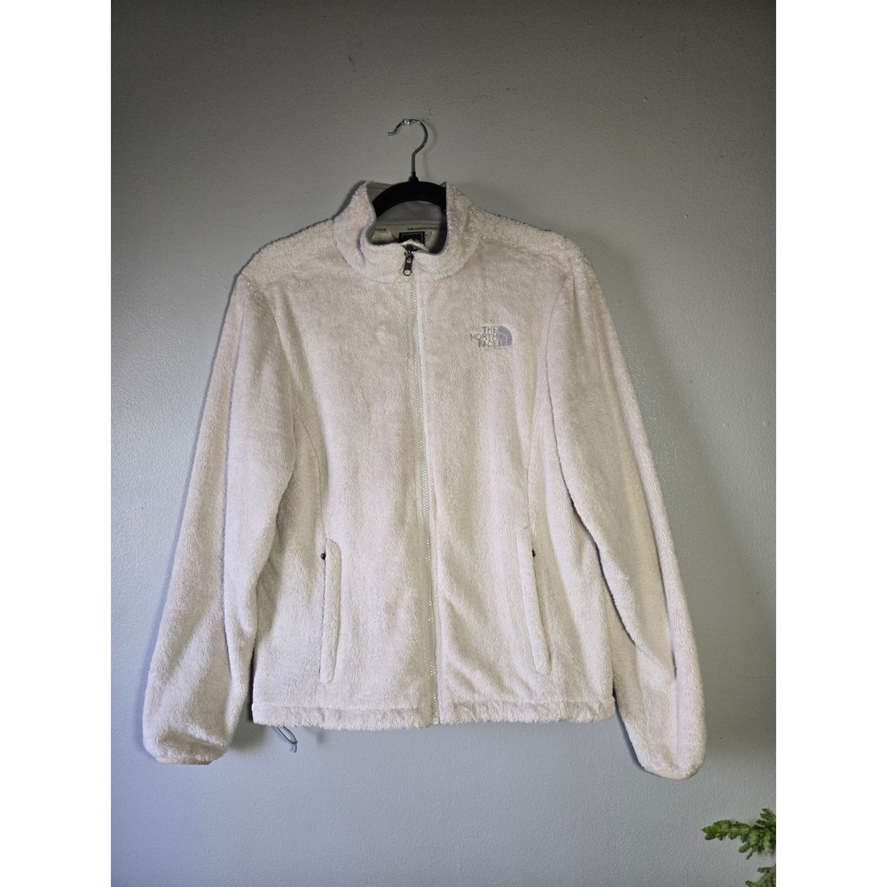 The North Face Women's Medium Ivory Fleece Jacket‎ Full Zip Cozy  Outdoors